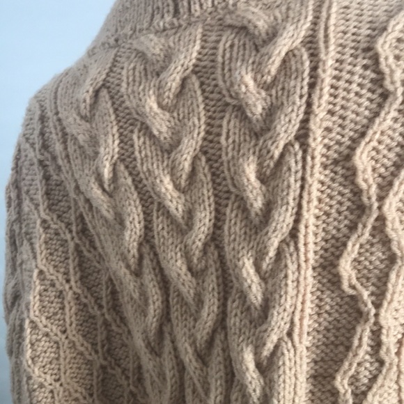 Vintage cable gauge hand made cardigan - Picture 7 of 10